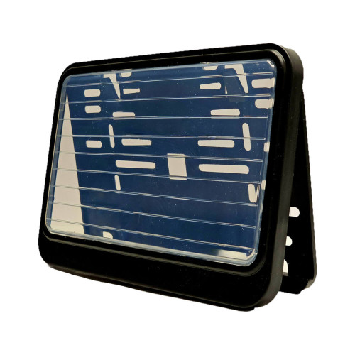 قاب پلاک ۳ تیکه طلق‌دار سفید(تکی و عمده)