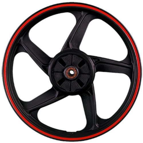 چرخ آلومينيومی پنج پره تيوبی عقب لنتی حدید روان